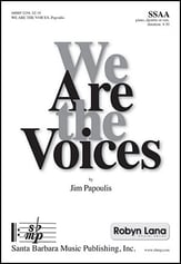 We Are the Voices SSAA choral sheet music cover